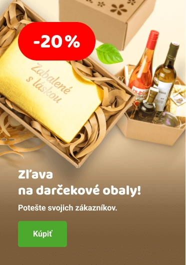 Darčekové obaly za akciové ceny