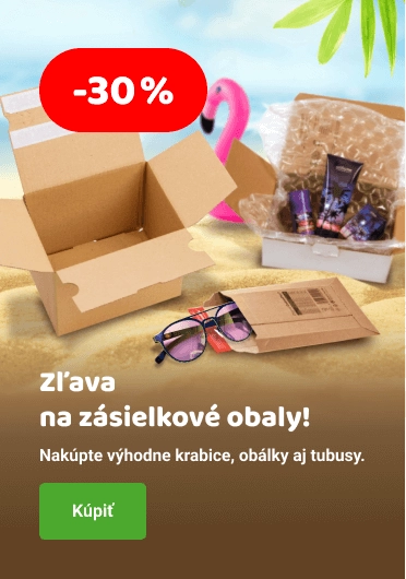 Zásilkové obaly sleva až -30 %