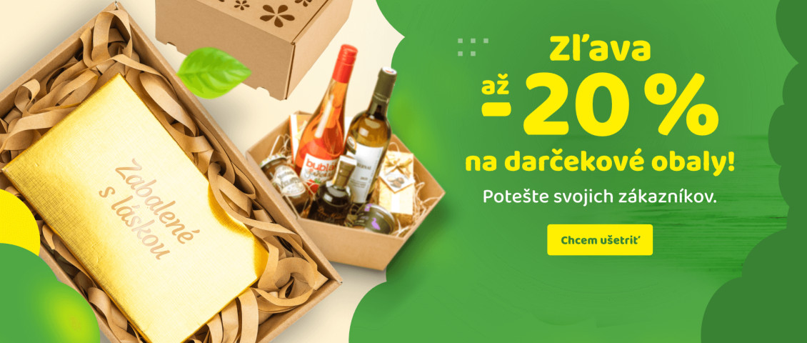 Baľte štýlovo a so zľavou 20 %