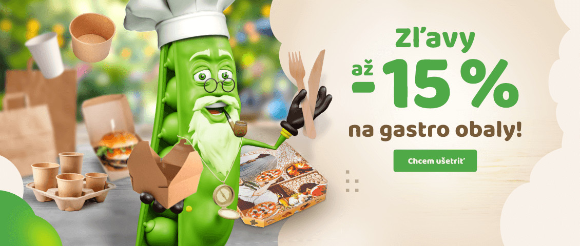 Obaly na potraviny so zľavou až 15 %