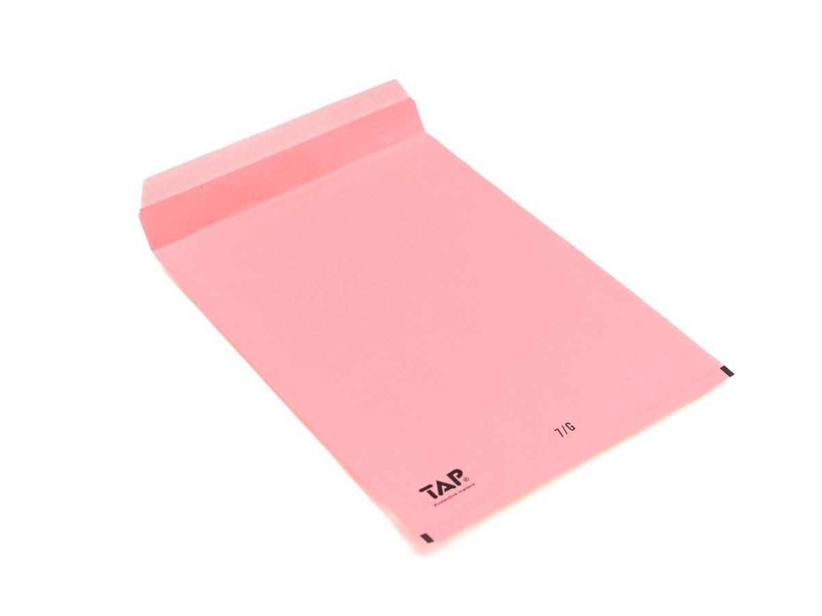 100 ks - Bublinková obálka G, ružová.


	chráni pred nárazmi a otrasmi
	samolepiaci uzáver