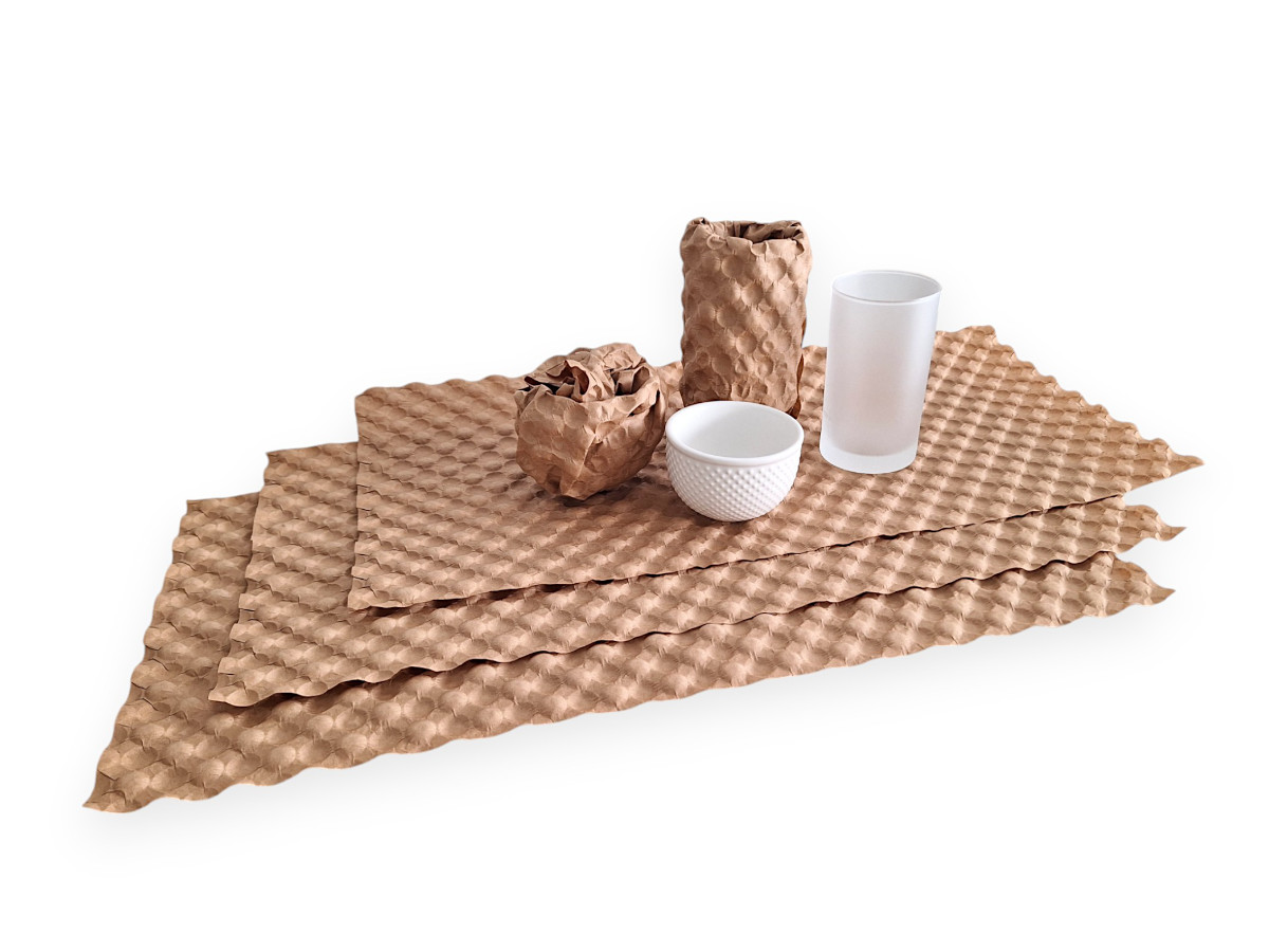 Levně 150 ks - Bublinkový razený papier, preklad 500x250mm