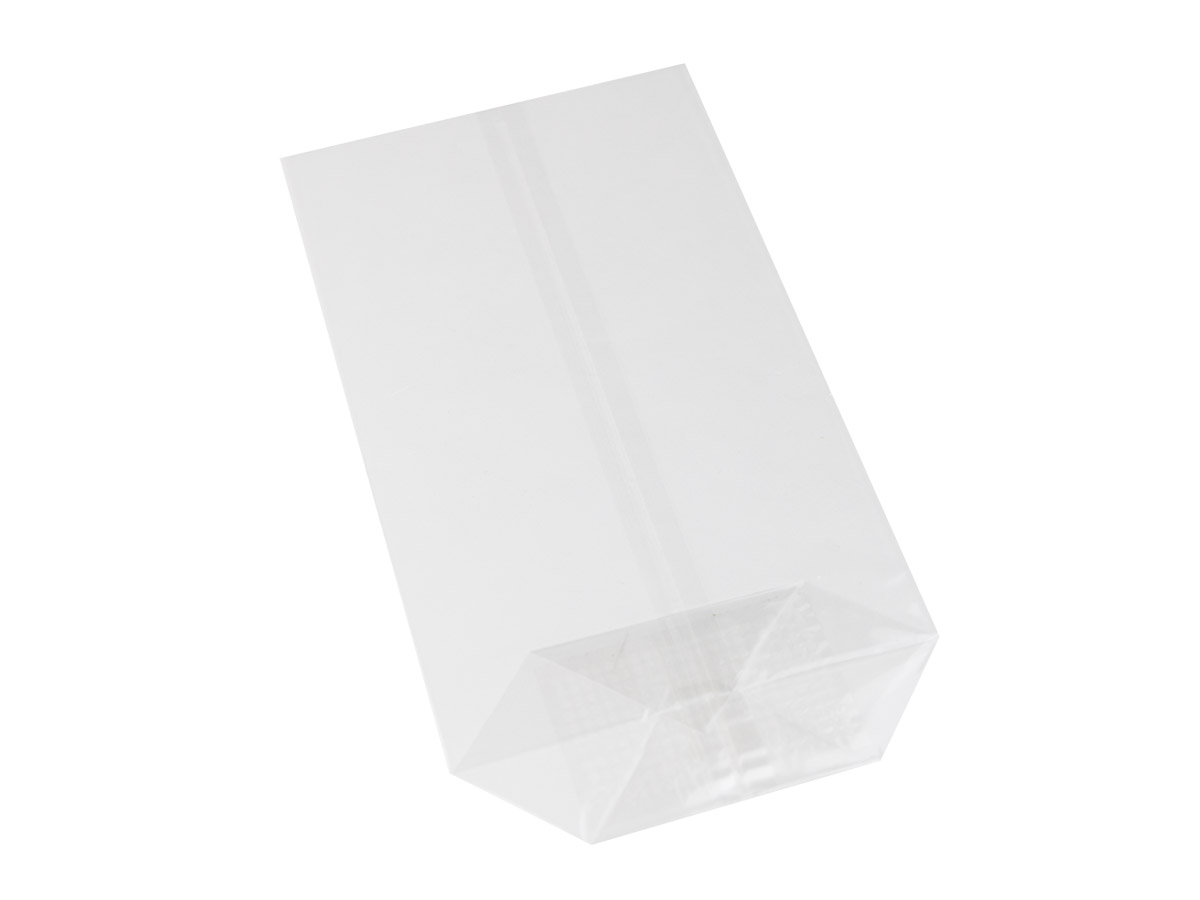 Levně 100 ks - Celofánové vrecko s krížovým dnom 120x255