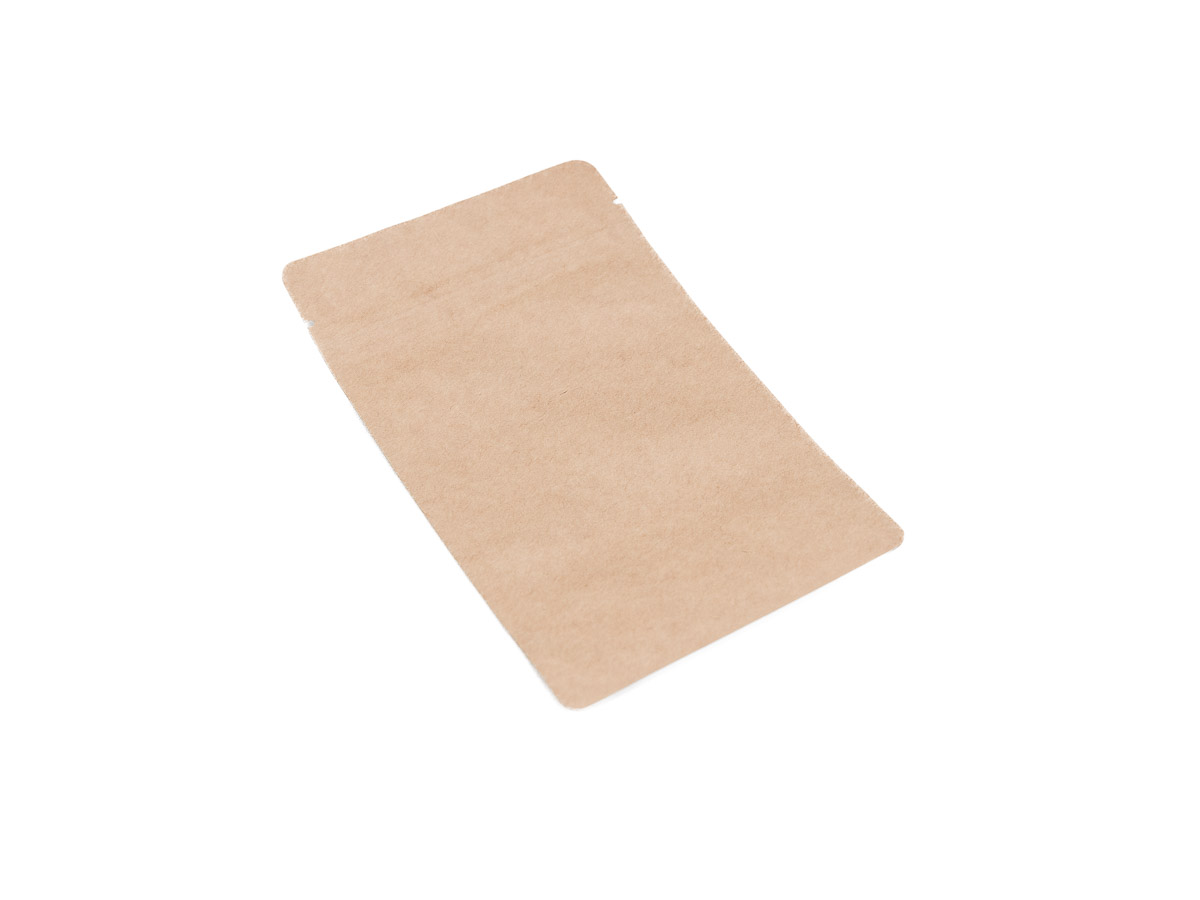 Levně 100 ks - Doypack vrecko bez okienka 110x185 + 65 mm, 250 ml, KRAFT/AL/CPP