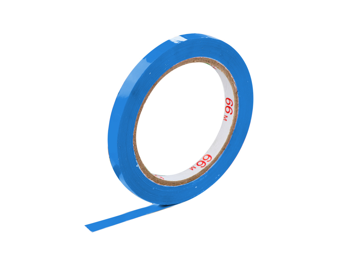 Levně 16 ks - Farebná lepiaca páska PVC 9x66 modrá