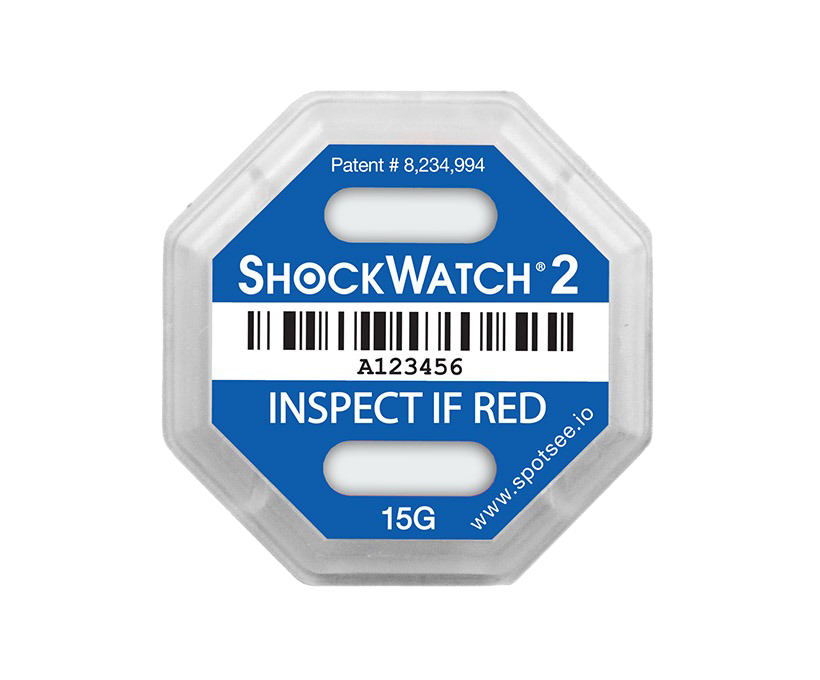 Levně Indikátor nárazu Shockwatch2 - 15 g, modrý
