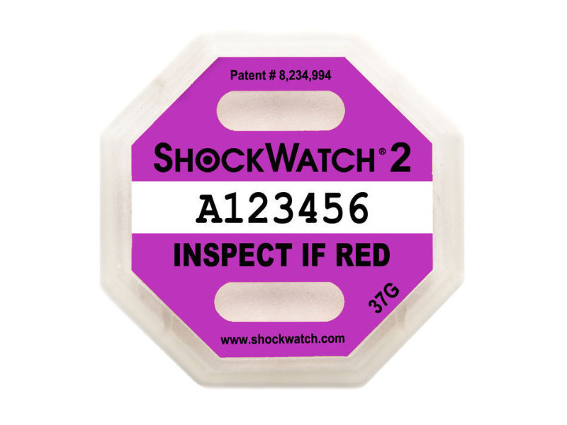 Levně Indikátor nárazu Shockwatch2 - 37 g, fialový