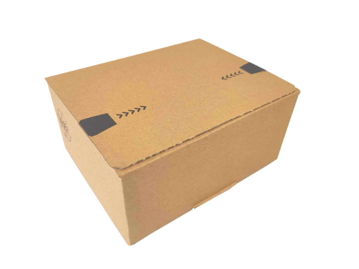 Levně 10 ks - Krabica SPEEDBOX 160x130x70 3VVL 1LP hnedá