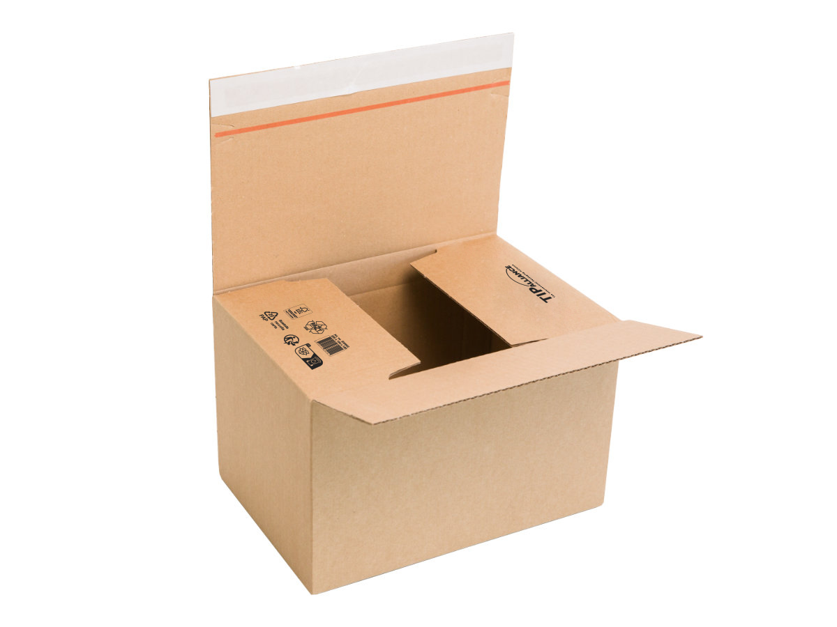 Levně 20 ks - Krabica SPEEDBOX PREMIUM 285x190x180/150 3VVL, vlna E
