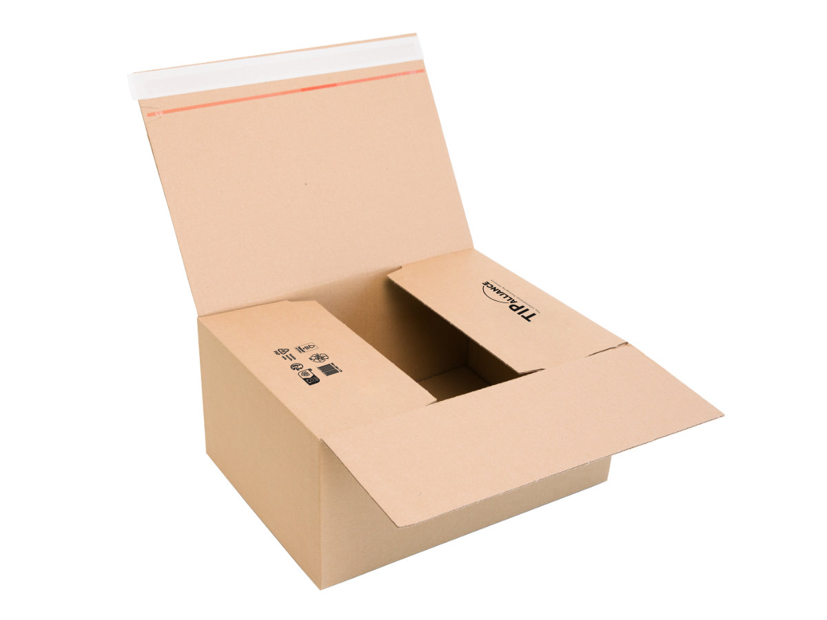 Levně 20 ks - Krabica SPEEDBOX PREMIUM 380x280x175 3VVL, vlna E