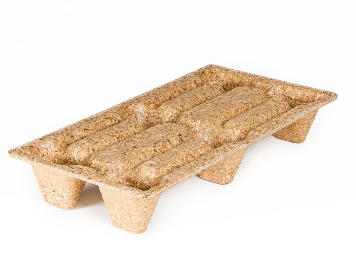 Levně Paleta lisovaná INKA F36 - 800x400x130 - nosnosť 500 kg