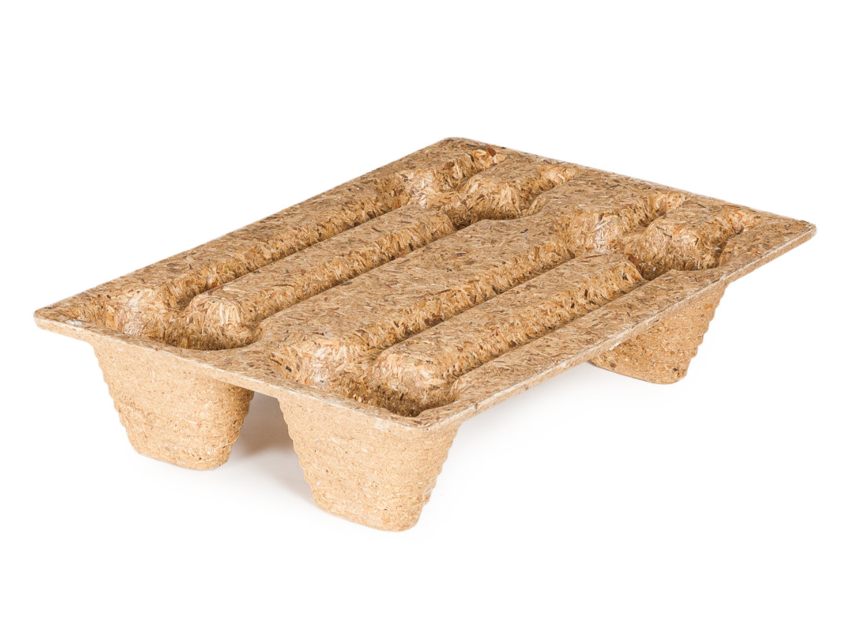 Levně Paleta lisovaná INKA F46 - 600x400x120 - nosnosť 250 kg