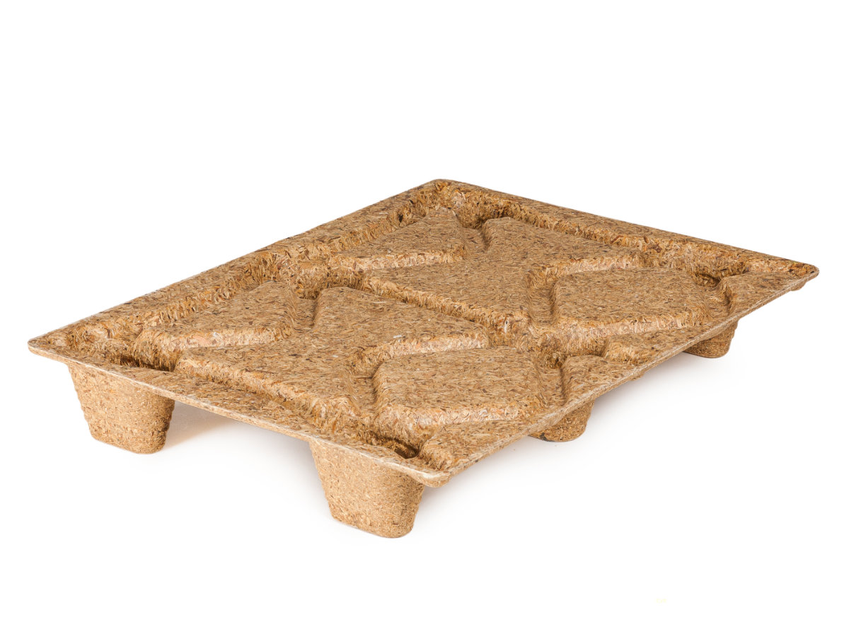 Levně Paleta lisovaná INKA F64 - 800x600x120 - nosnosť 500 kg