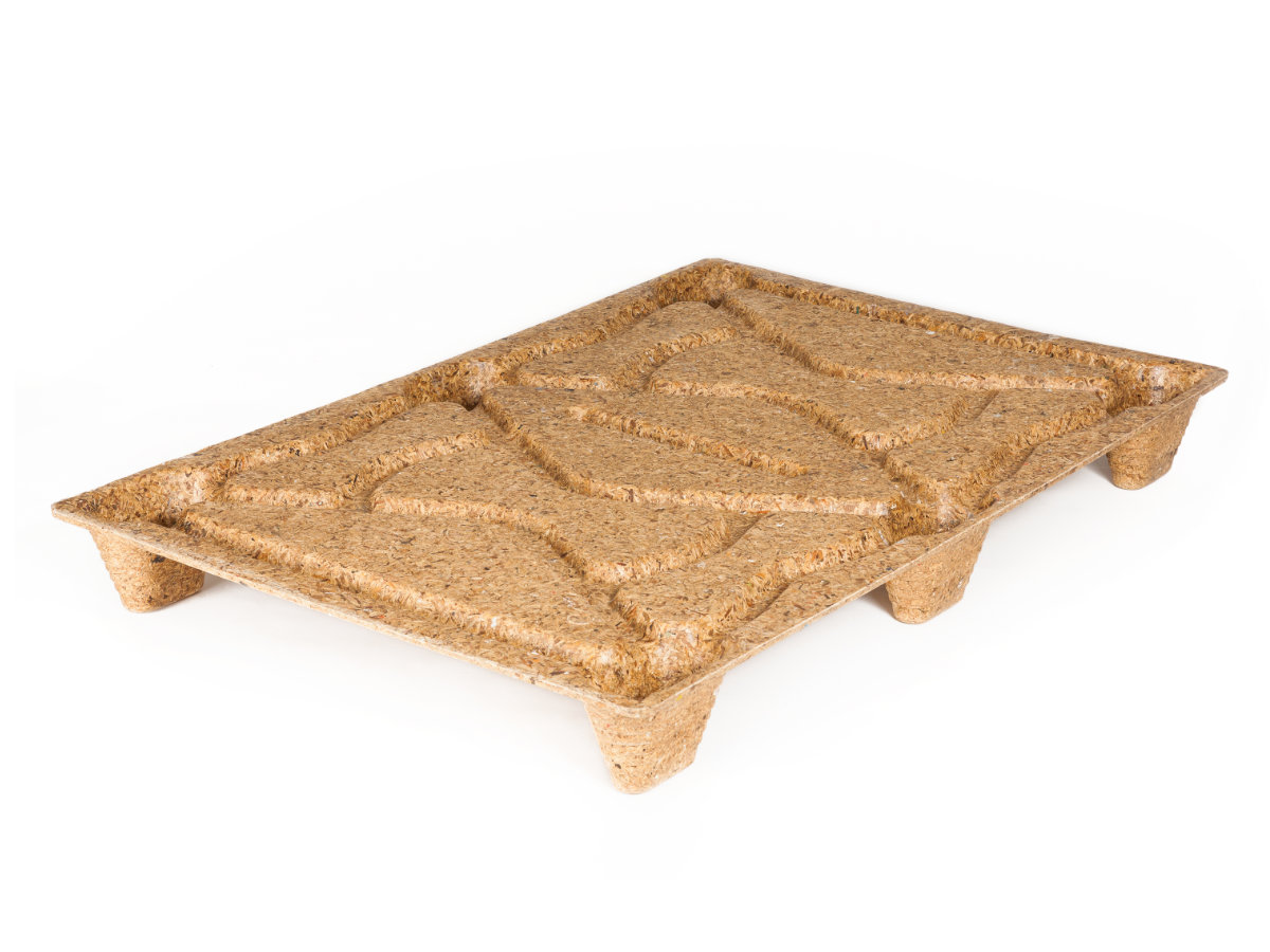 Levně Paleta lisovaná INKA F86 - 1200x800x120 - nosnosť 350 kg