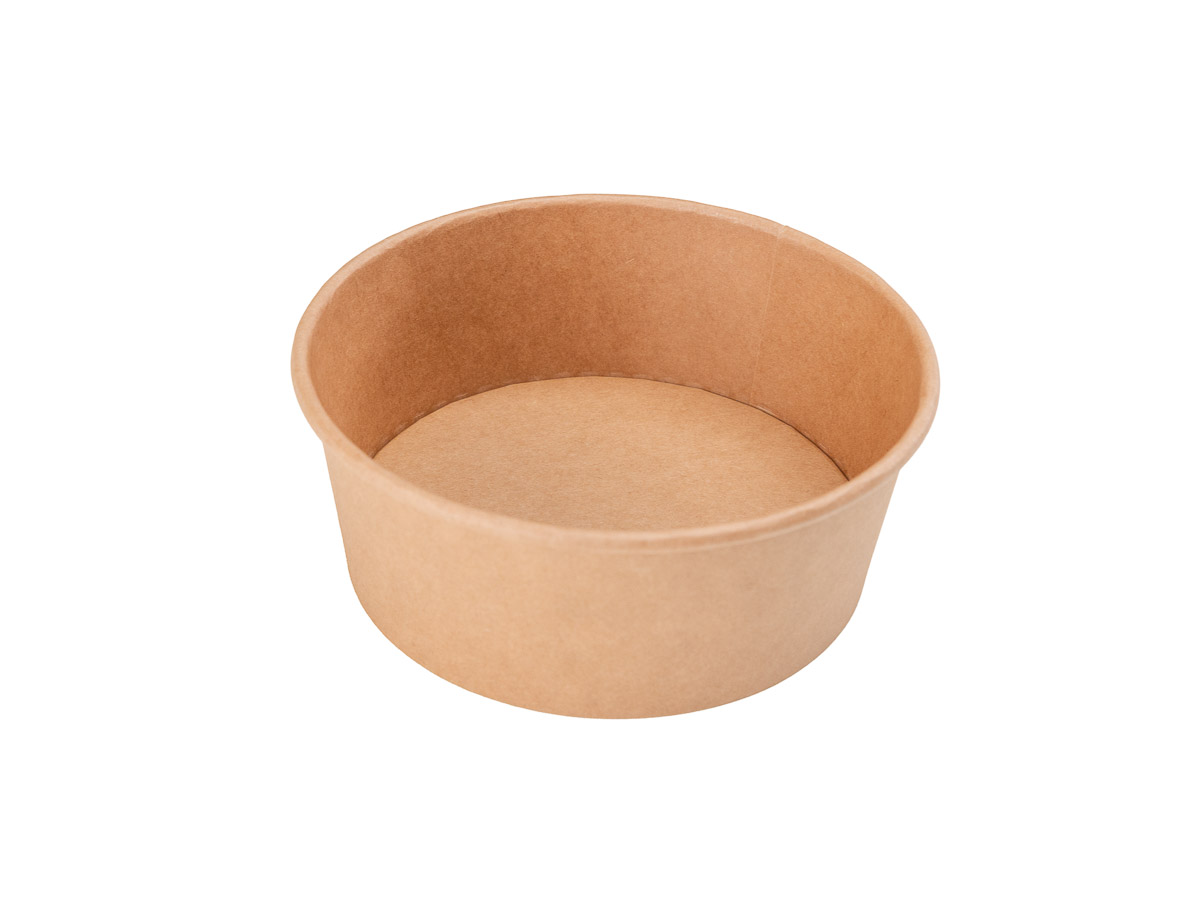 Levně 500 ks - Papierová miska 1000 ml, priemer 150 mm
