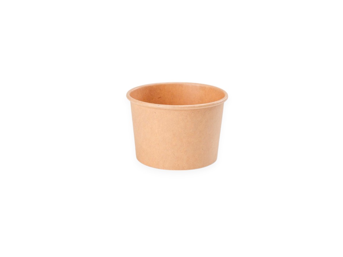 Levně 1000 ks - Papierová miska 125 ml, priemer 75 mm