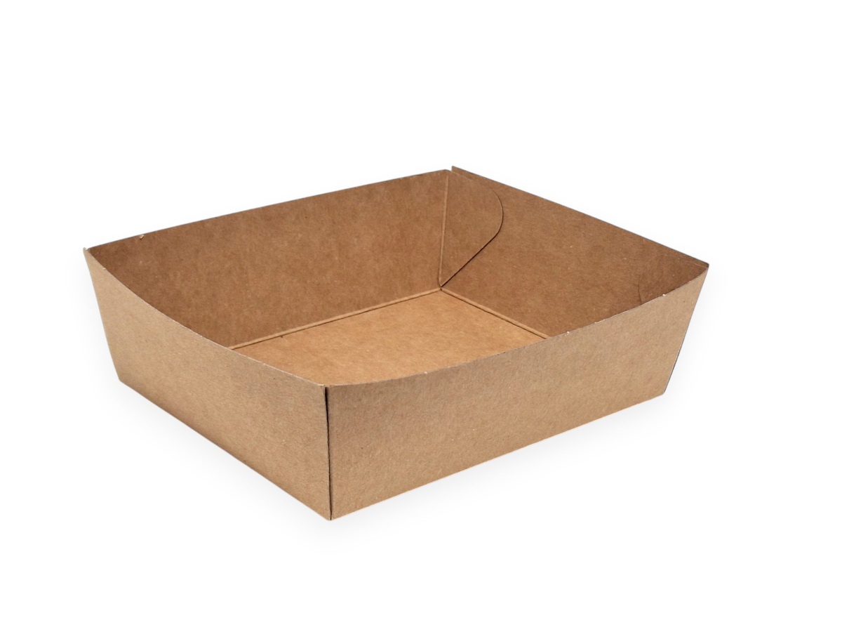 Levně 500 ks - Papierová miska kraft 135x110x45 mm 500ml