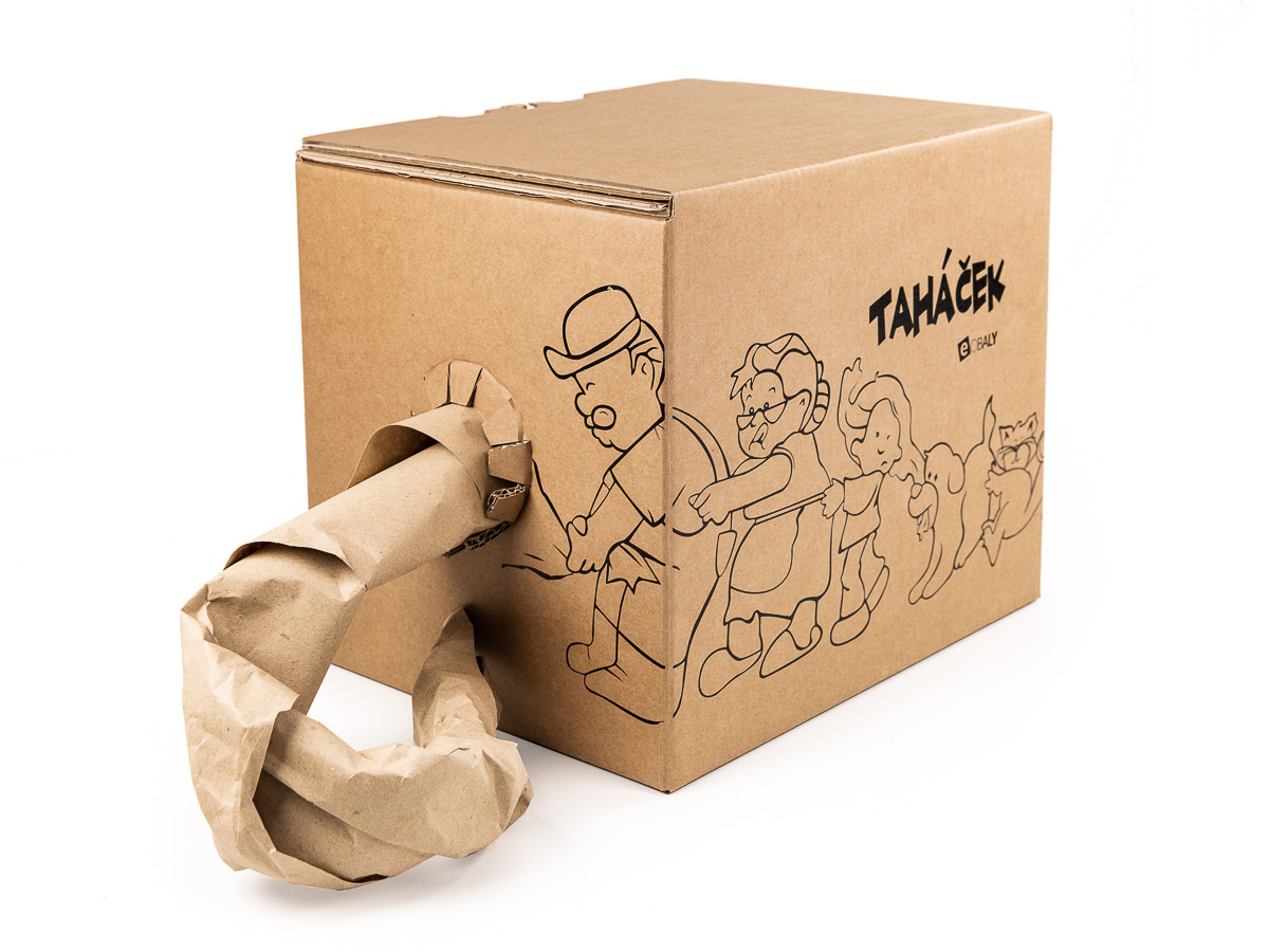 Levně Papierová vyplň v boxe Taháček, 80 g/m2, 455 bm