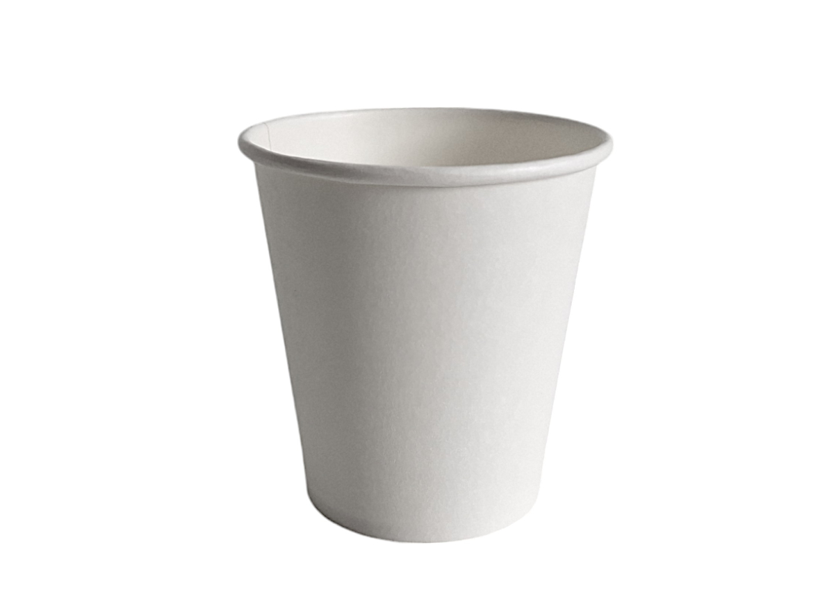 Levně 1000 ks - Papierový pohár biely 280 ml, priemer 80 mm (0,2 L/8 oz)