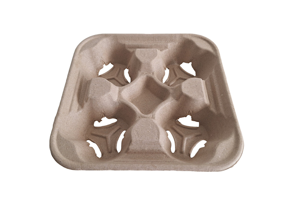 Levně 50 ks - Podnos na 4 poháre 220x220 mm