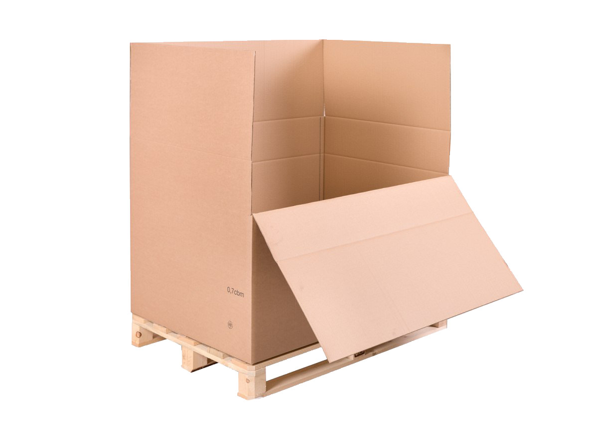 Levně 10 ks - Prepravný EUROBOX 1200x800x770 5VVL - variabilná výška