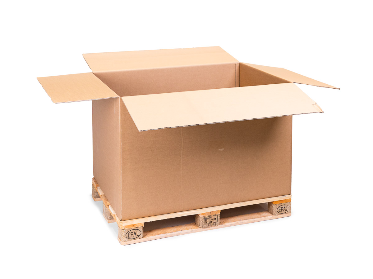 Levně 10 ks - Prepravný EUROBOX 1200x800x800 5VVL so skladaným dnom