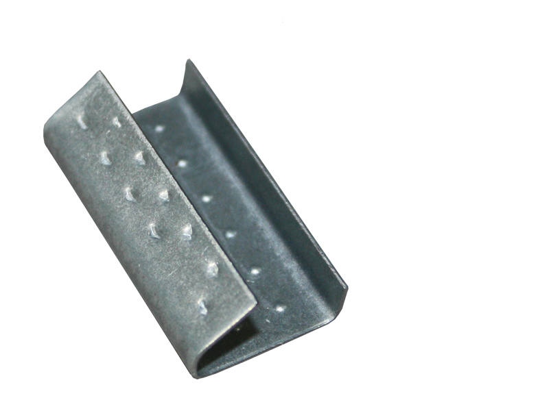 Levně 1000 ks - Spona viazacia plechová 13 mm pre pásku polypropylénovú šírka 12 - 13 mm