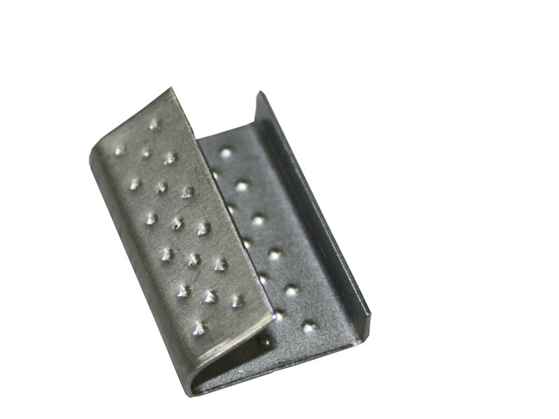 Levně 1000 ks - Spona viazacia plechová 16 mm pre pásku polypropylénovú šírka 16 mm
