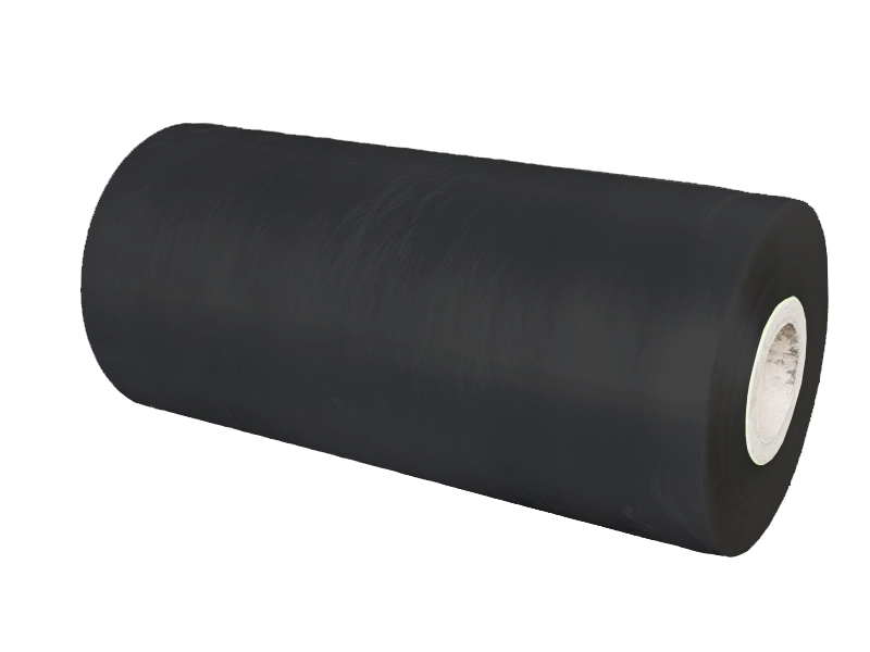 Levně Stretch fólia strojná čierna 500mm/23µm/prieťažnosť 150%