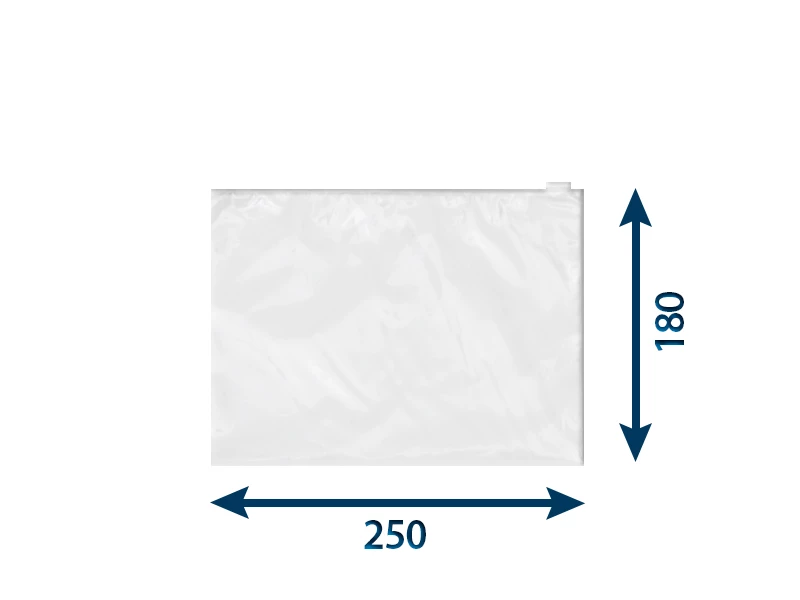 Sáček s posuvným jezdcem  PE 250x180/0,07 - 001