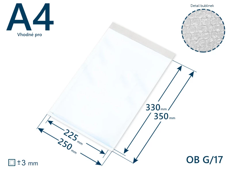 Bublinková obálka G/17 - 001