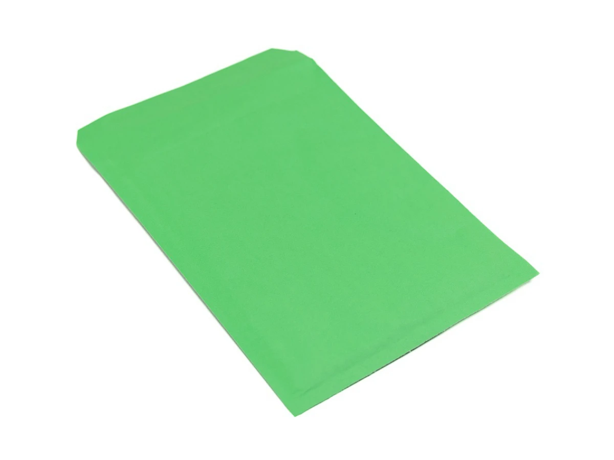 Bublinková obálka D, zelená - 002