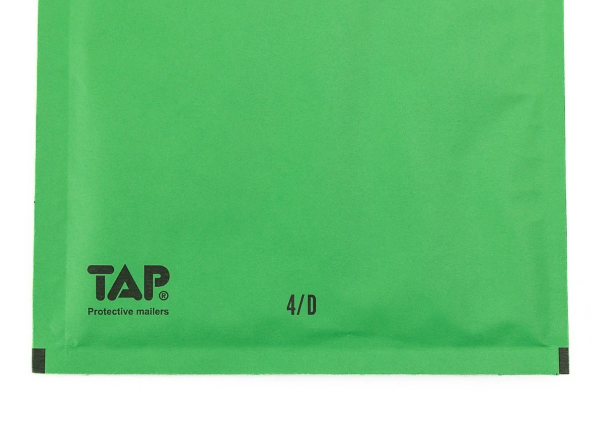 Bublinková obálka D, zelená - 004