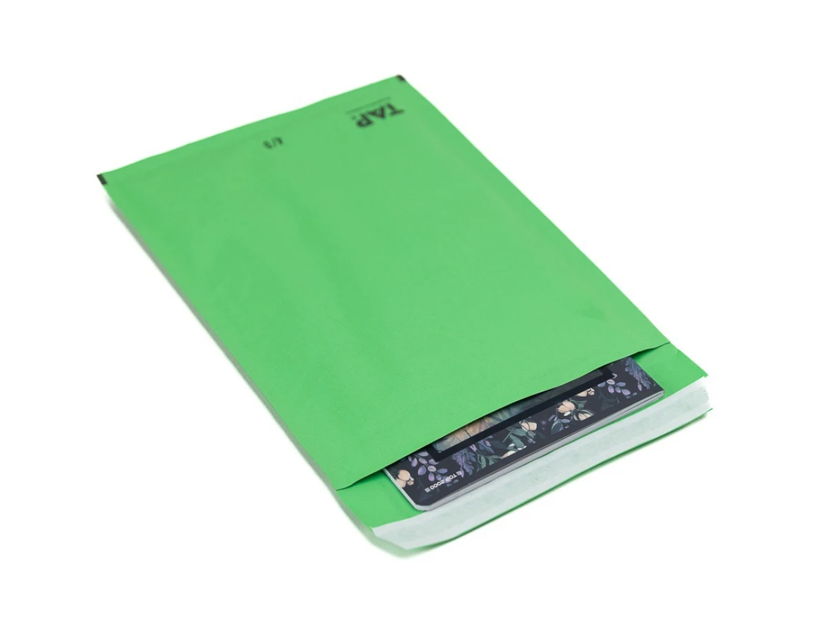 Bublinková obálka D, zelená - 003
