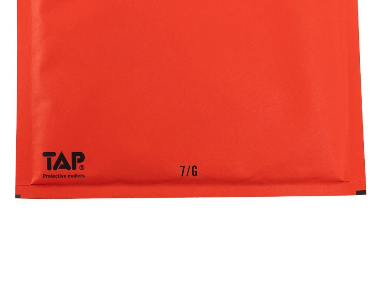 Bublinková obálka G, červená - 003