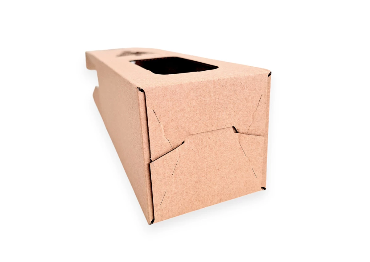 Darčeková krabica na víno 85x85x336 s s textovým motívom - 004