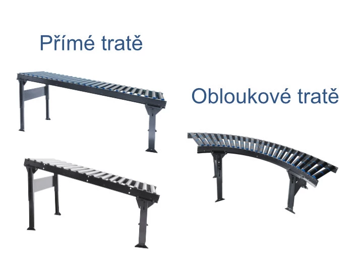 Dopravník valčekový pevný - 002