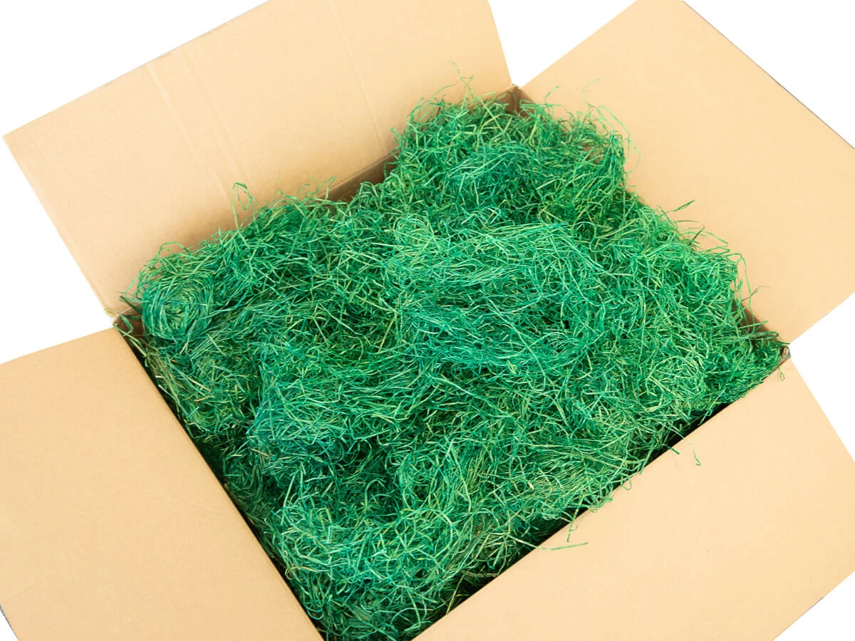 Drevitá vlna farebná - zelená, 5 kg - 001