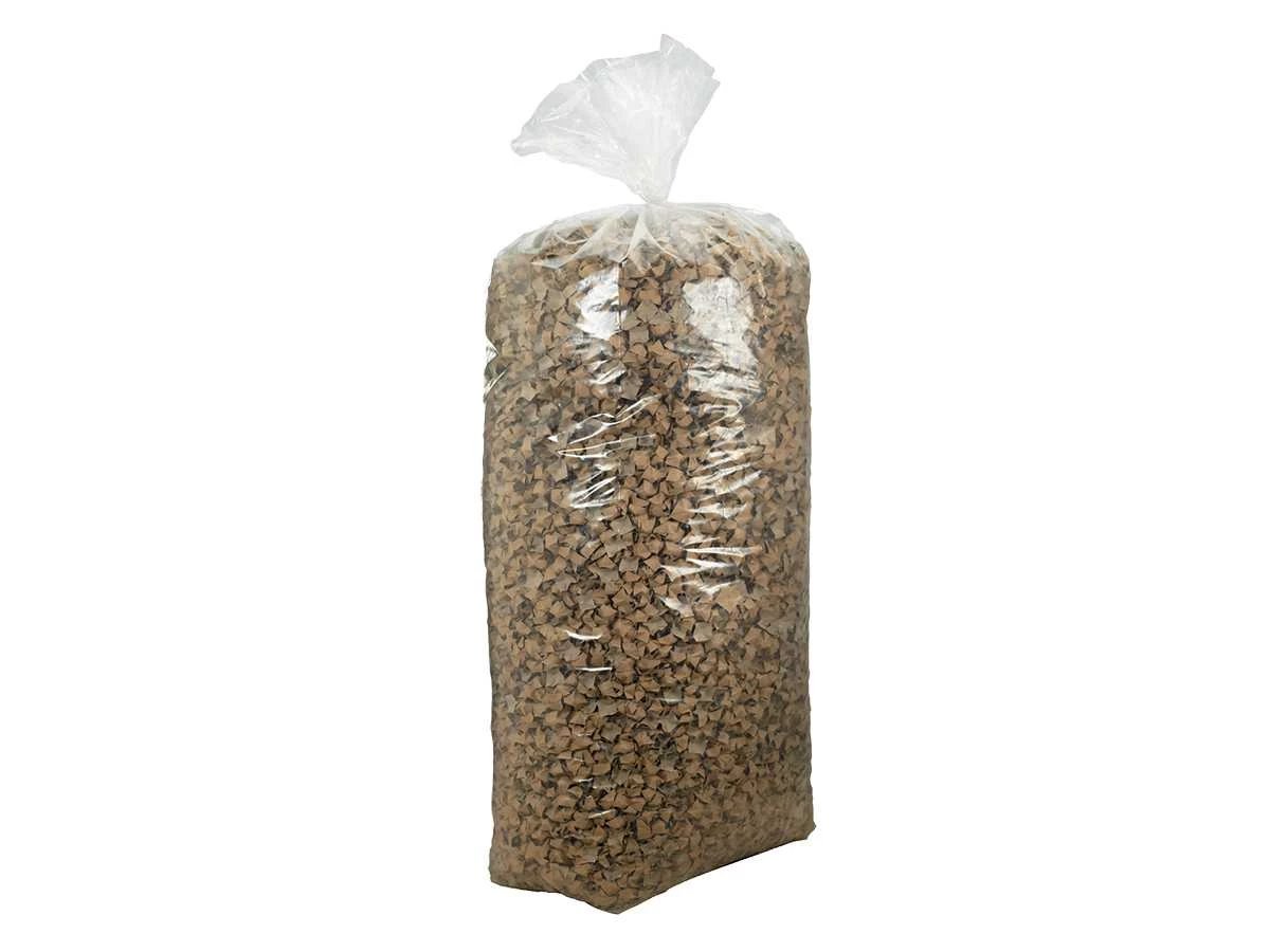 Fixačné telieska papierová, chipsy 400l hnedé - 002