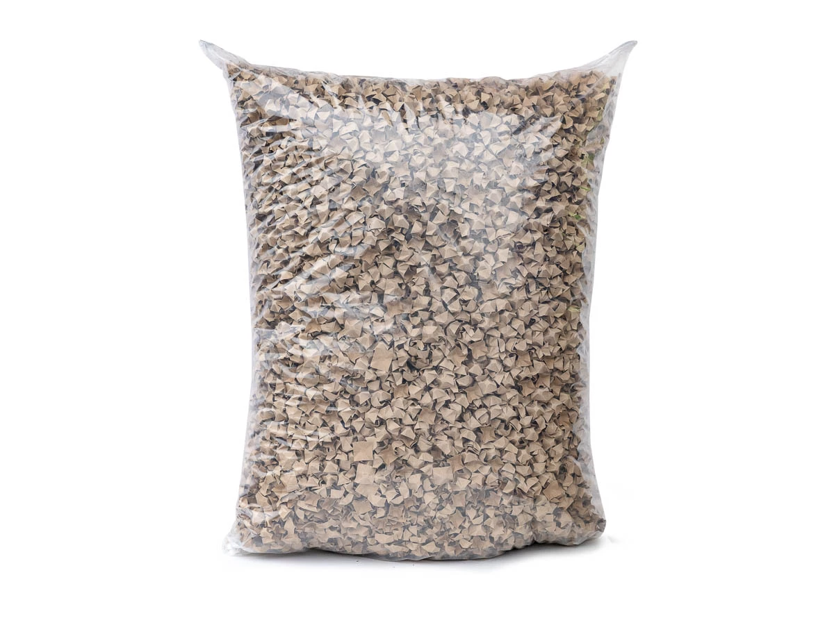 Fixačné telieska papierová, chipsy 400l hnedé - 002