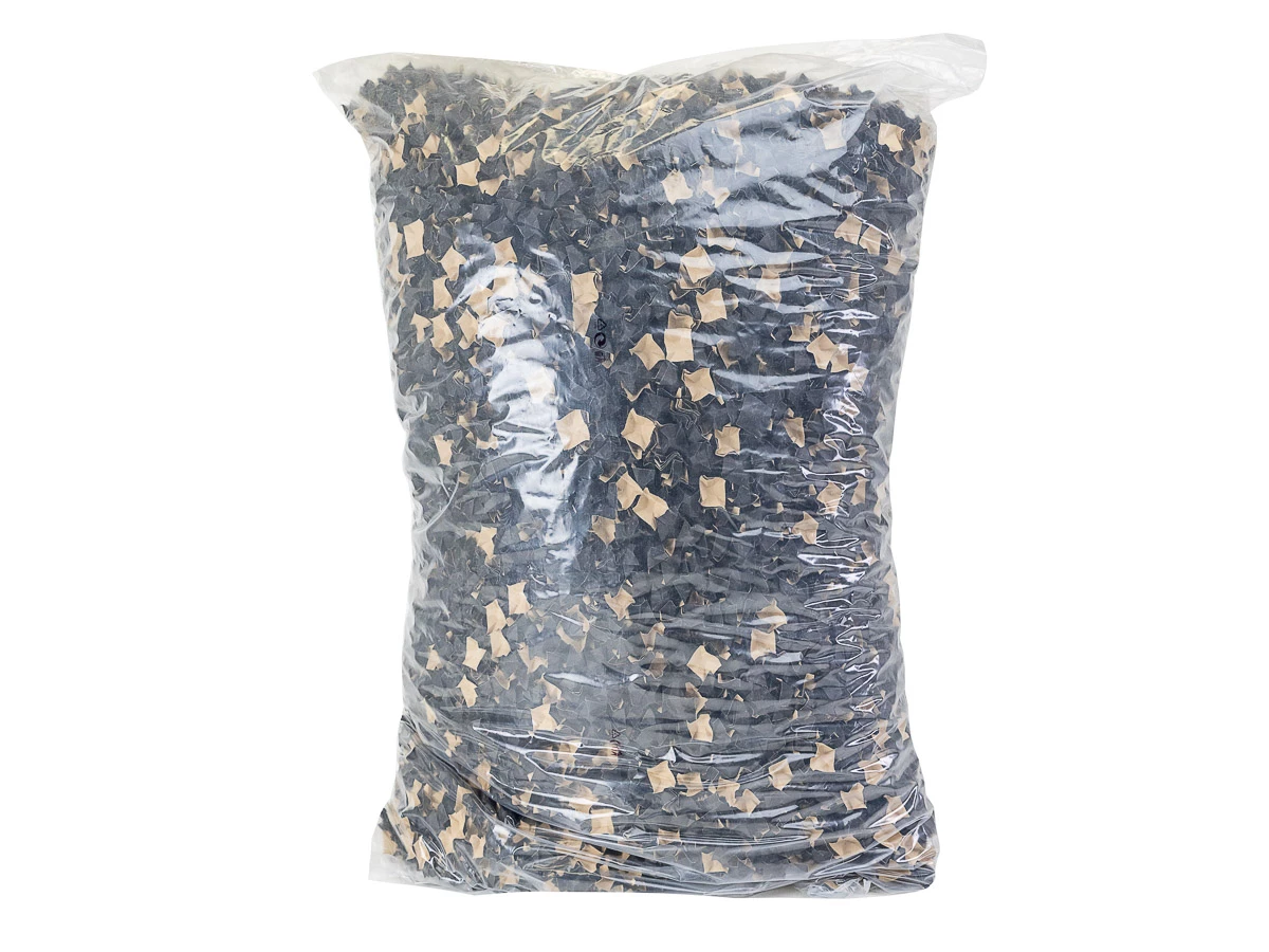 Fixačné telieska papierové, chipsy 400l čierna-hnedá - 002