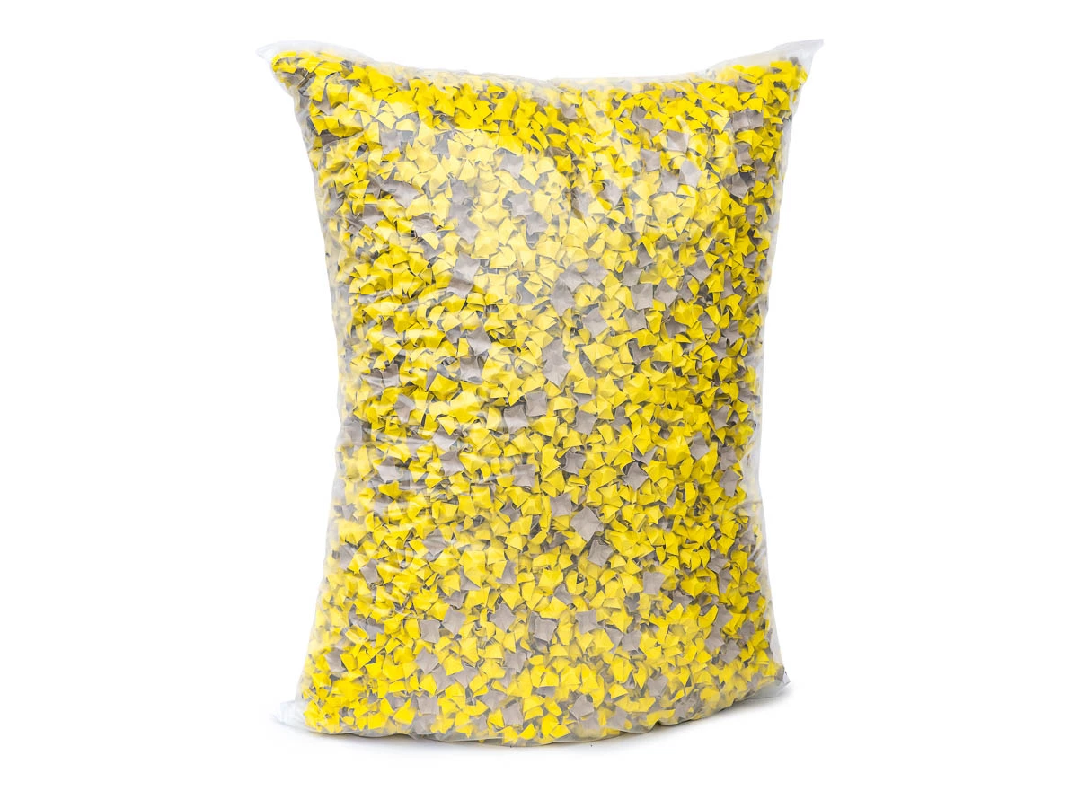 Fixačné telieska papierové, chipsy 400l žltá-hnedá - 002