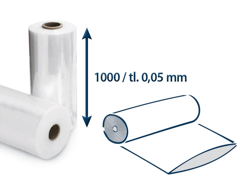 Fólia polyetylénová hadica š. 1000/hr. 0,05 v kotúči - 001