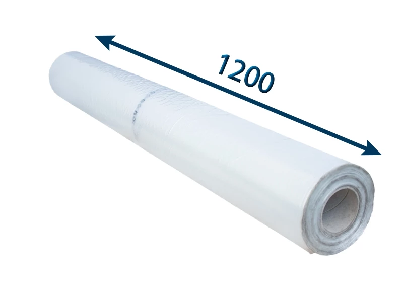 Fólia polyetylénová na zakrývanie paliet 1200x1600/0,04, kotúč 250 ks (transparentná) - 001