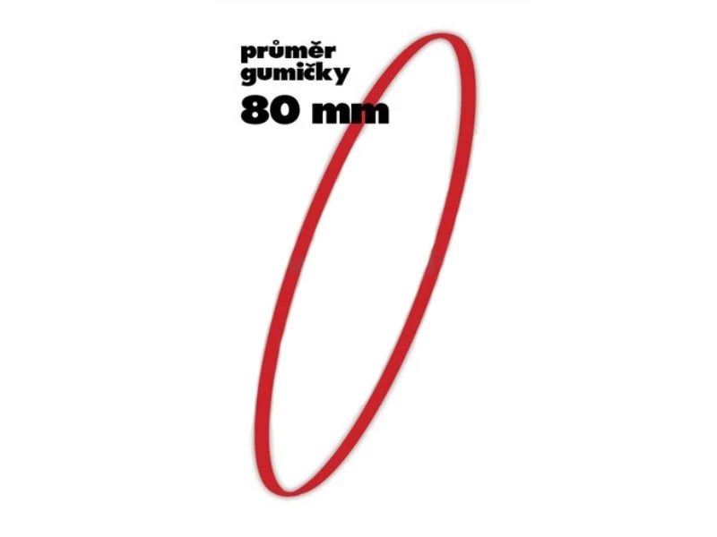 Gumičky zväzkovacie pr. 80 mm -á 1000 g - 001