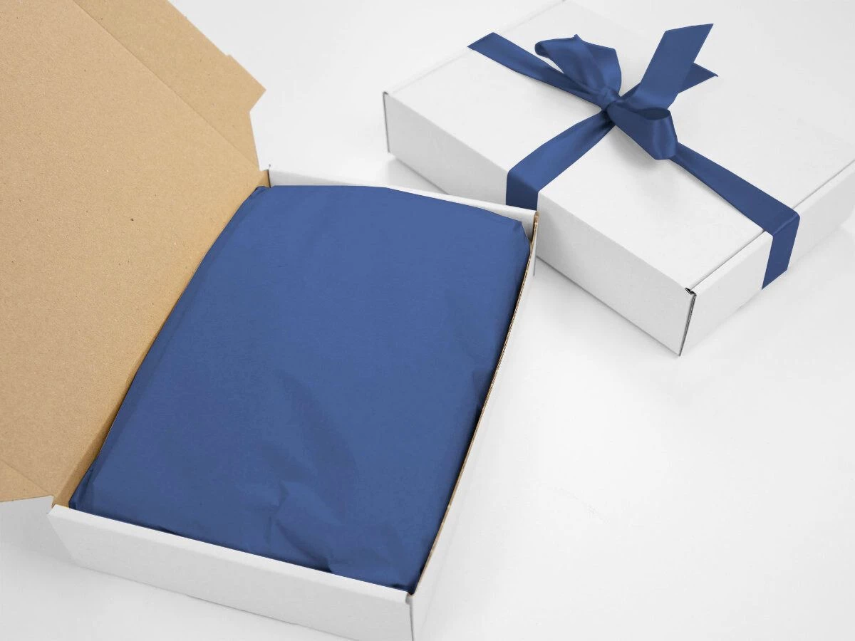 Hodvábny papier 500x750 kráľovská modrá - 001