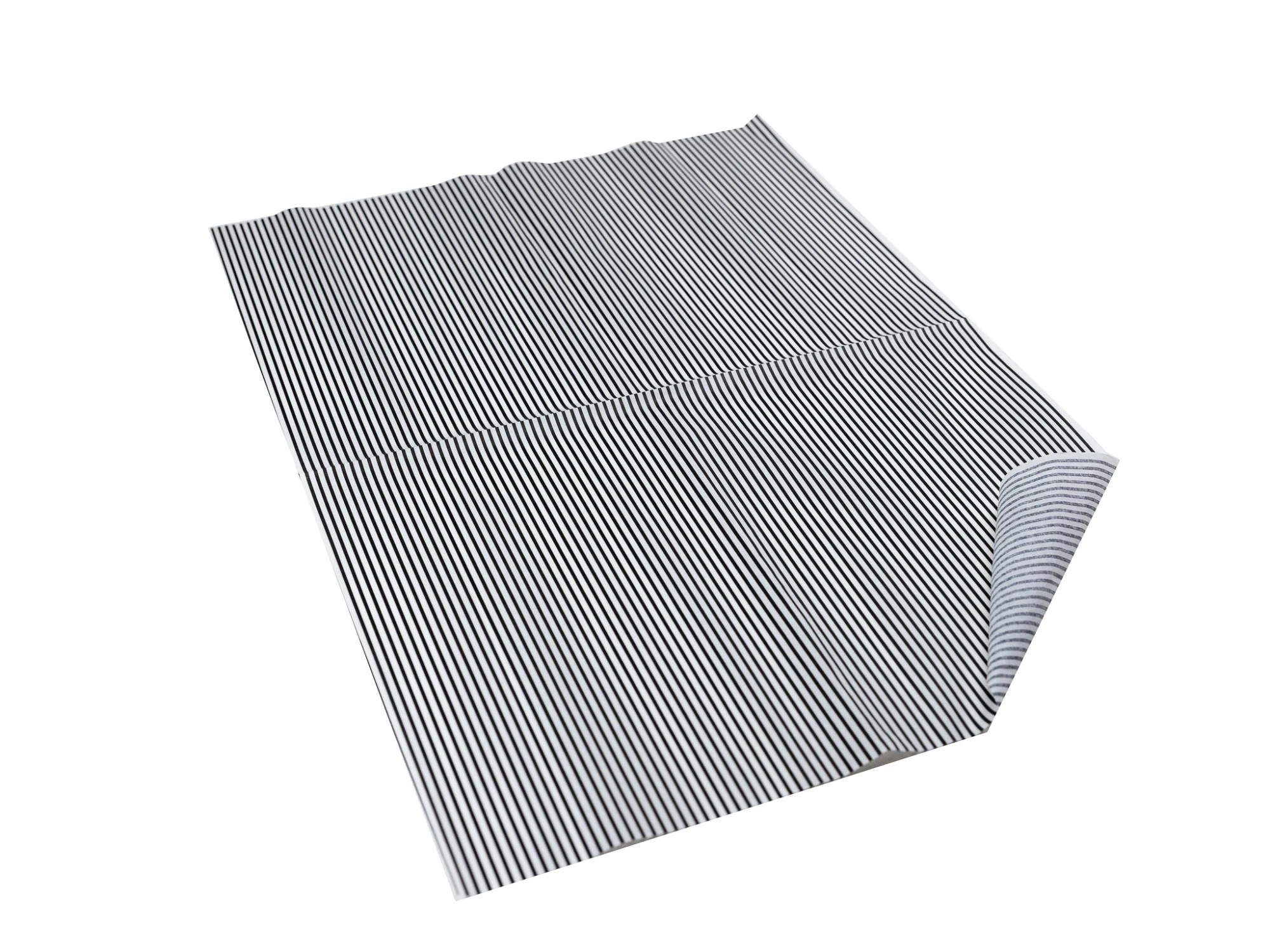 Hodvábny papier 500x760 Čiernobiely prúžik (240ks) - 003