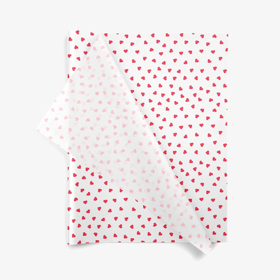 Hodvábny papier 500x760 Srdce (240ks) - 001