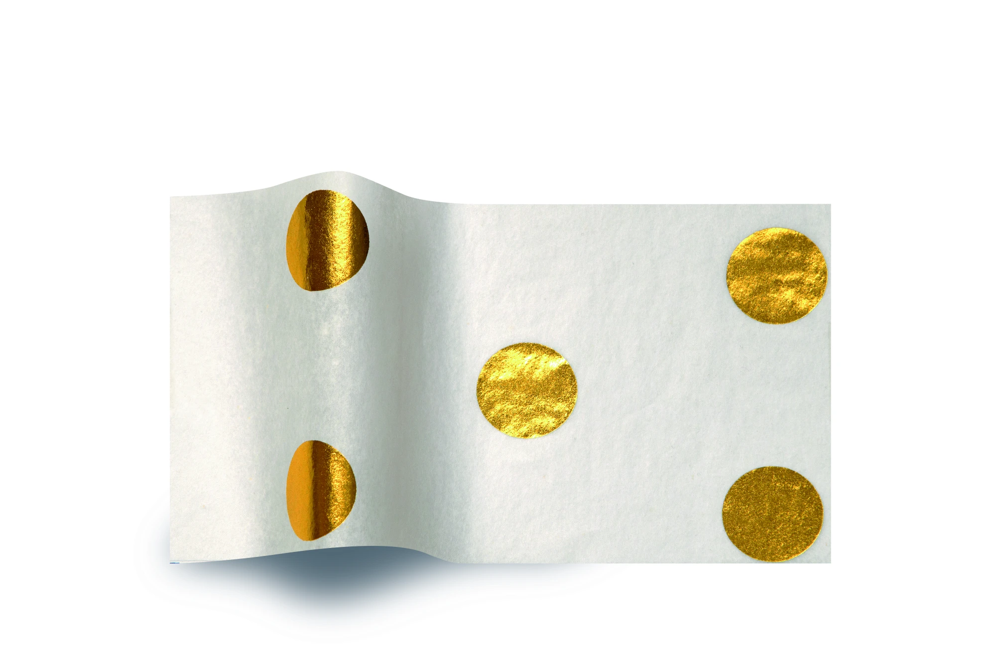 Hodvábny papier 500x760 Zlatá bodka (200ks) - 002