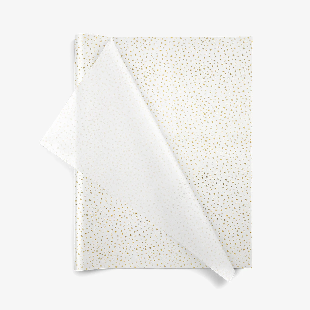 Hodvábny papier 500x760 Zlatý prach (200ks) - 001